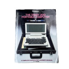 Vintage The Tandy 200 Portable Computer Learners Manual By David A. Lean