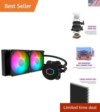 Discover the MasterLiquid ML240L V2 ARGB Liquid Cooler - Silent Efficient