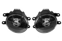 Toyota Auris Set LED Nebelscheinwerfer Schwarz Ultra White Links Rechts