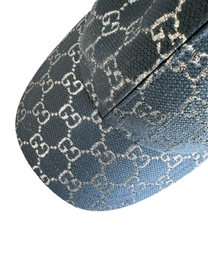 Gucci Blue GG Denim Baseball Cap – GG Monogram Pattern, Size L