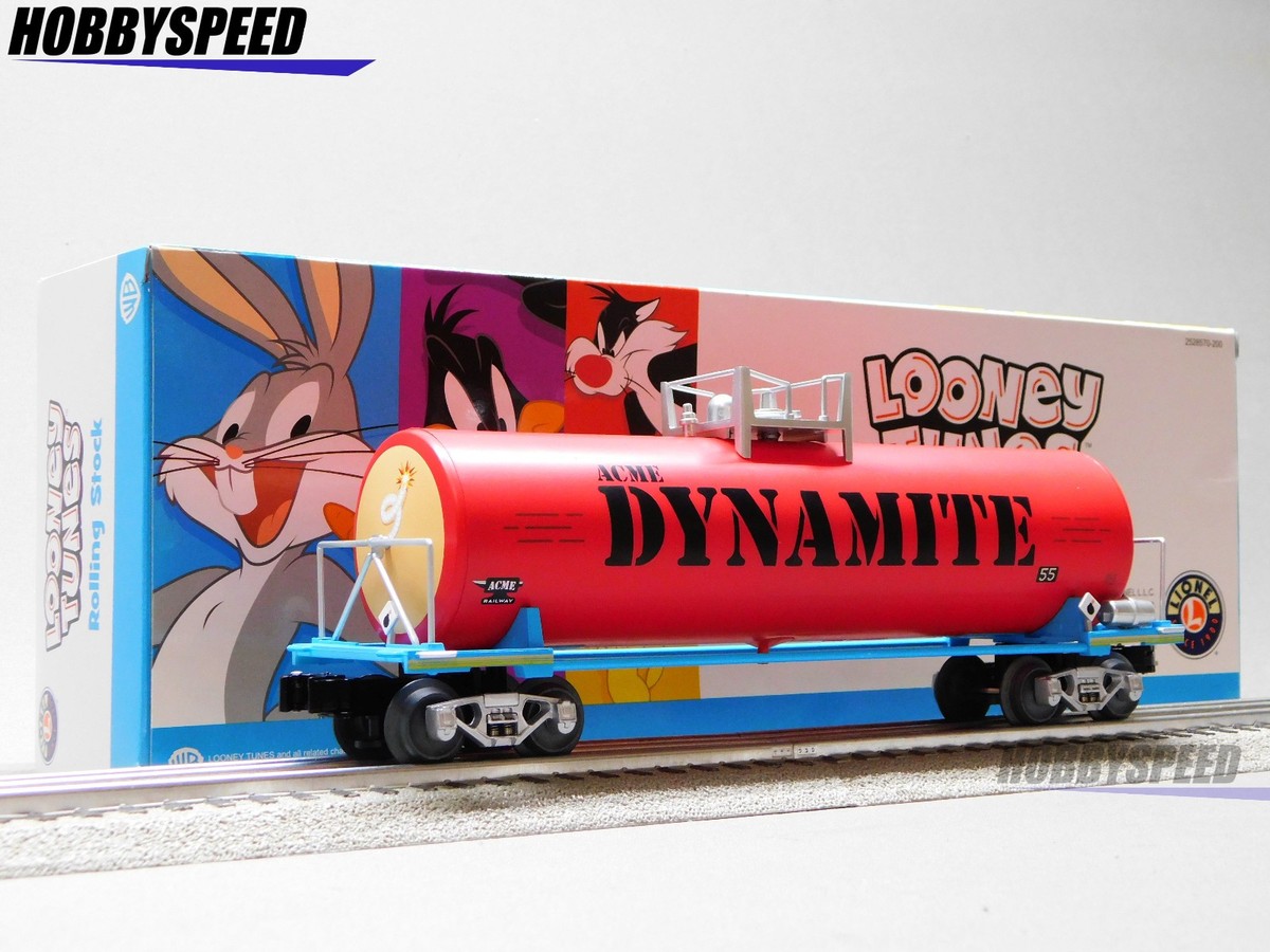 LIONEL LOONEY TUNES ACME DYNAMITE TANK CAR O GAUGE frieght train