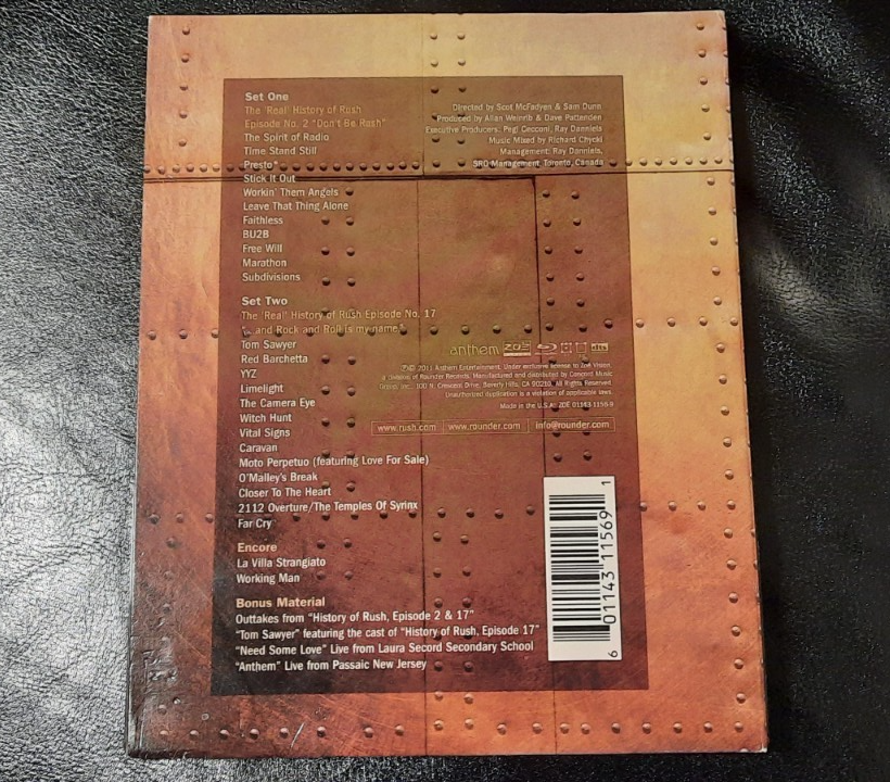 Rush: Time Machine - Live in Cleveland (Blu-ray Disc, 2011