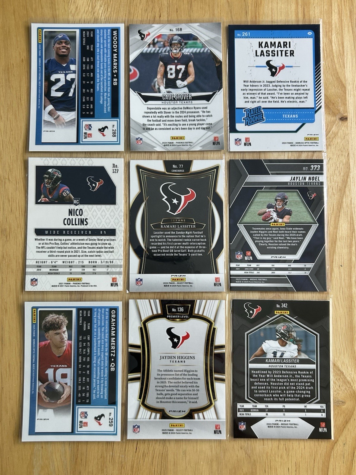 Houston Texans X40 Rookie Cards! Autos - Patches - Numbered - Prizms & More🔥💎 view 6