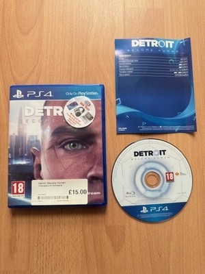 Detroit Become Human Spiel PS4 Playstation 4 - Sehr Guter Zustand