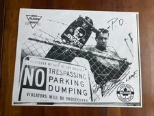 Skull Skates Signed Flyer Poster by Steve Olson Punk Street PD Peters Hawk Hosoi