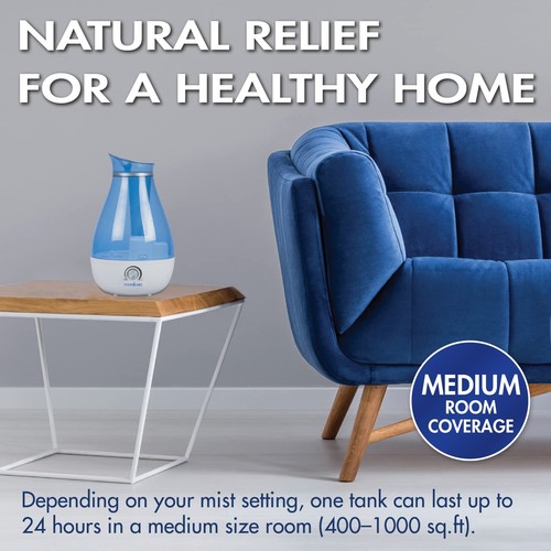 Cool Mist Ultrasonic Humidifier | For Medium Size Rooms | No Filter Required ... - Picture 4 of 9