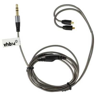 3,5mm AUX Kabel für Westone AM Pro 20 AM Pro 10 ES20 AM Pro 30 ES10 120cm grau