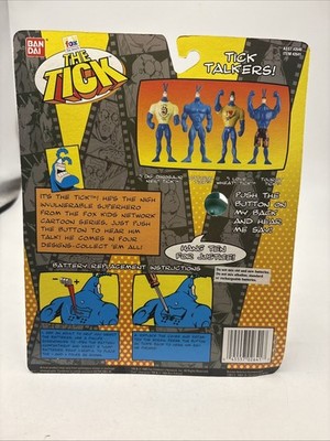 Bandai The Tick Tick Talkers Tourist Tick action figure VINTAGE
