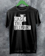 BASIC SHIRT Cage the Elephant band black T-shirt Unisex S-5Xl X023