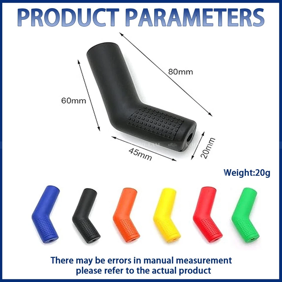Motorcycle Footpeg Shift Lever Rubbe Cover Boot Shoe Protector Gear Shifter Foot Foto 2 de 4