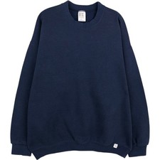 Vintage 90'S Russell Athletic Plain Blank Sweatshirt Made in USA Men's Size ...
