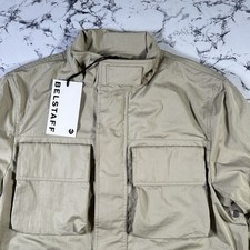 Belstaff Cotton Outer Shell Green Coats, Jackets Waistcoats for