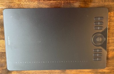 Huion HS610 Create Pen Tablet, light use, works fine