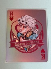 JoJos Bizarre Adventure Aurora Playing Cards Jorno Jova LE Collectible Card