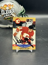 Sergei Makarov Autographed Signed 1990 Pro Set #396 Flames IP Auto No COA (JDD)