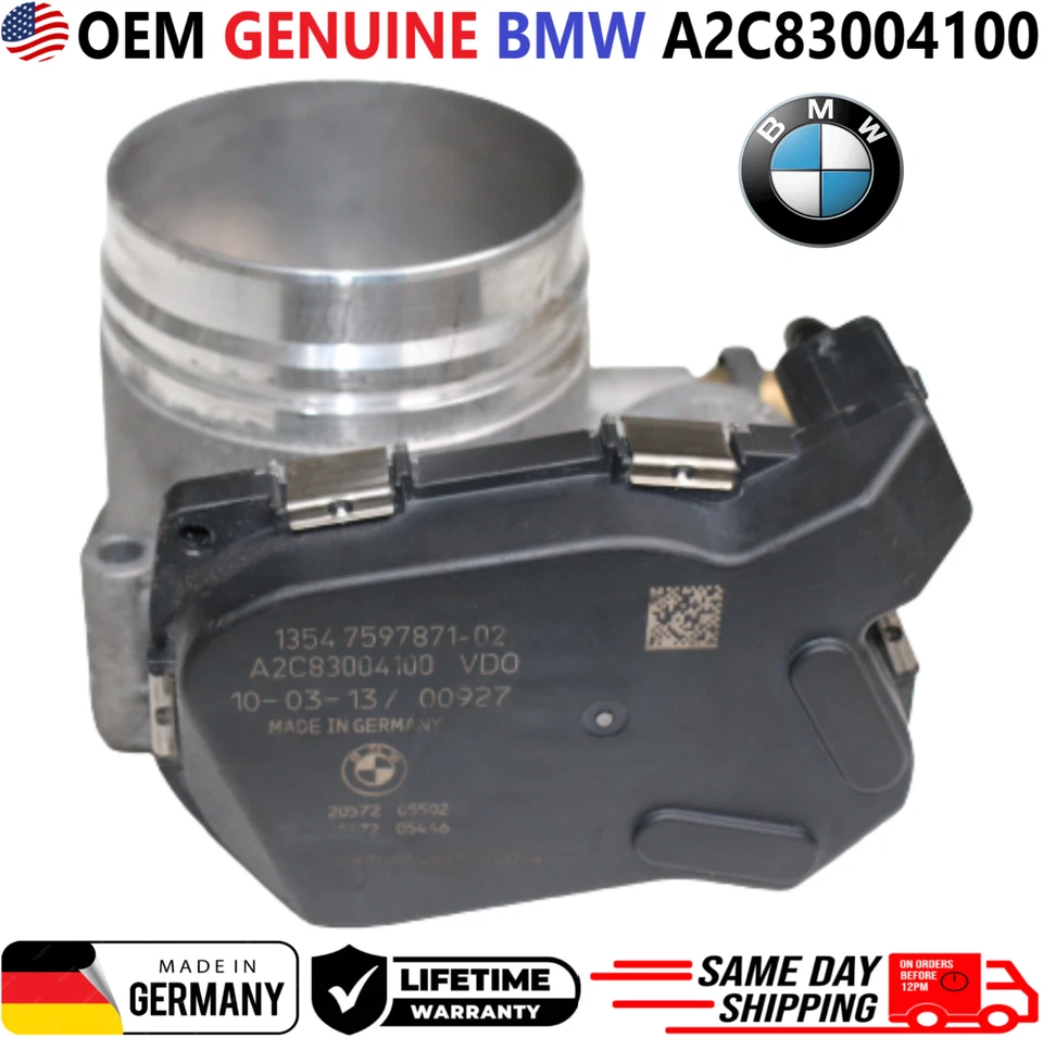 Cuerpo de acelerador BMW ORIGINAL para BMW 2011-2021 3,0 L, A2C83004100, 1354 7597871-03 Foto 2 de 4