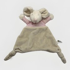 Jellycat Daisy Mouse Soother Pink Gingham Baby Comforter Blankie Doudou Retired