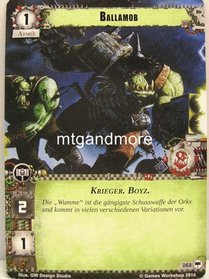 Warhammer 40000 Conquest LCG - Ballamob  #068 - Base Set dt.