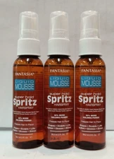 New Fantasia IC Super Hold Spritz Hair Spray Liquid Mousse  2 oz ( PACK OF 3 )