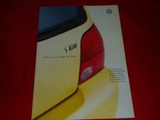 1999 Vw Lupo 3l Tdi Brochure Brochure Depliant Folleto