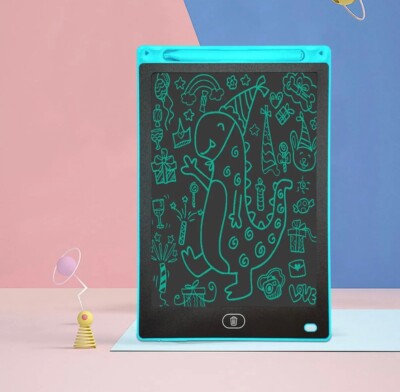 Elektronisches LCD Digitales Schreiben Tablet Zeichenbrett Grafik Kinder Geschenk Blau 10 Zoll