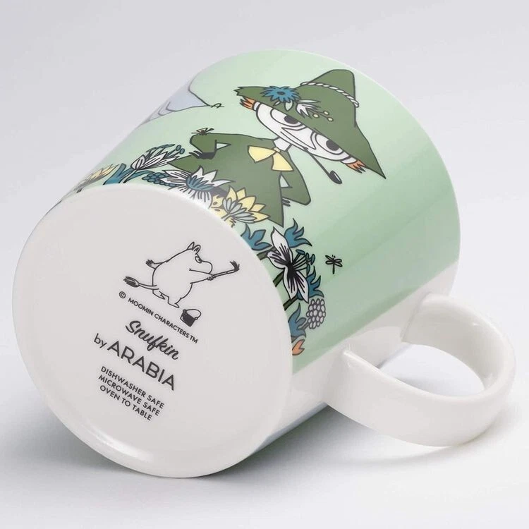 Taza Taza Arabia Moomin Taza Clásica 0.3L Snufkin Verde Japón Limitada Nueva Foto 4 de 4