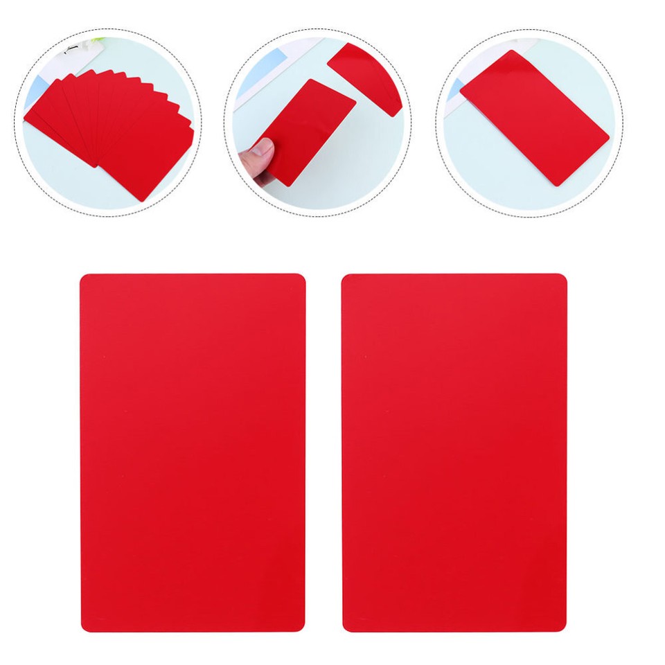 100 Pcs Cards Making Plates DIY Membership Business Aluminum eBay