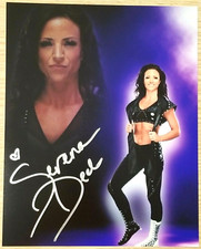 Serena Deeb SIGNED Photo Edit Wrestling Autograph 8x10 - WWE WWF AEW ROH