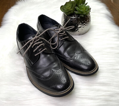 PERRY ELLIS Portfolio Drapper Mens Oxford Dress Shoes-Size