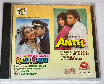 *New Sealed* Raja Babu Anth CD Bollywood Hindi Soundtrack Indian Anand Milind
