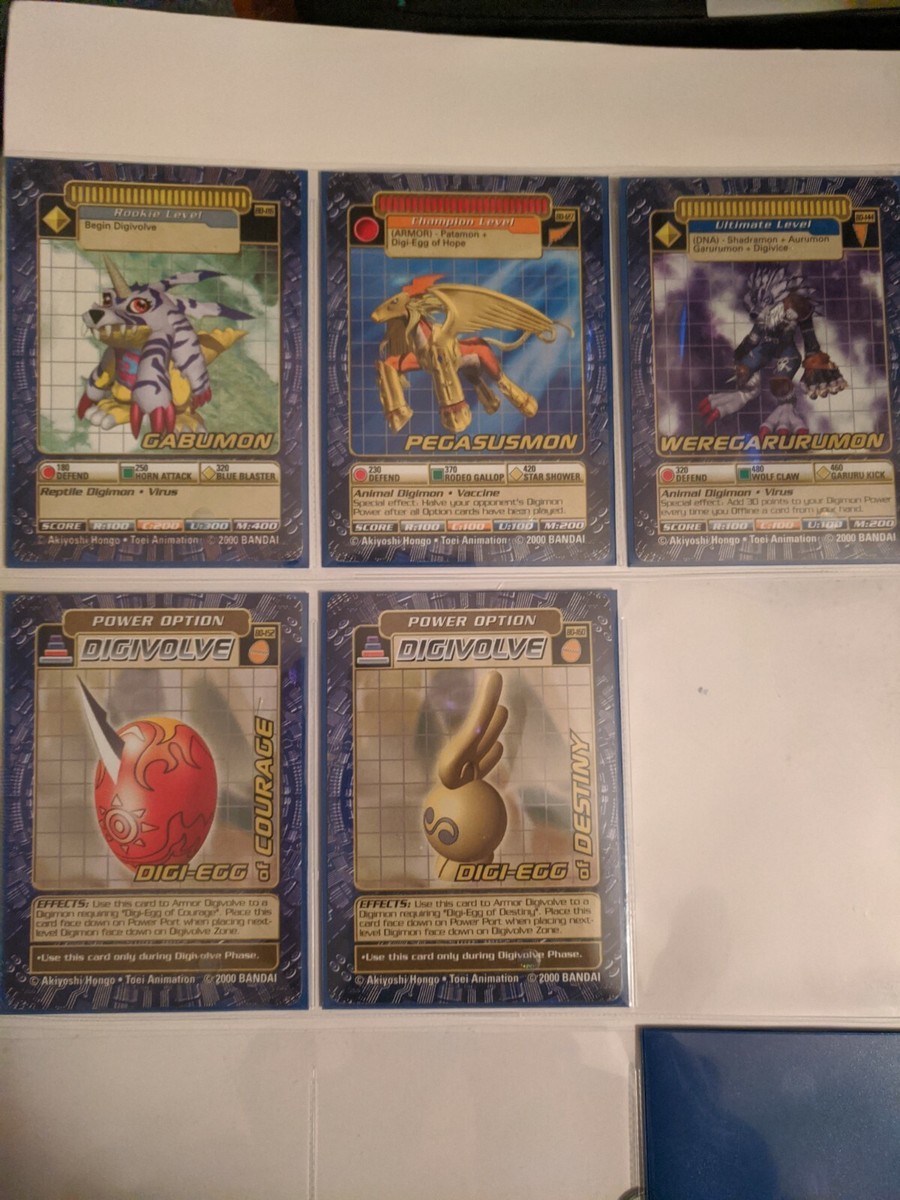 Digimon-Digital Monsters Series 3 Booster Lot of 5 Cards NM