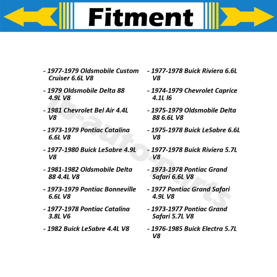 Tambor de freno trasero DuraGo 2X para Chevrolet Bel Air Caprice Foto 4 de 4