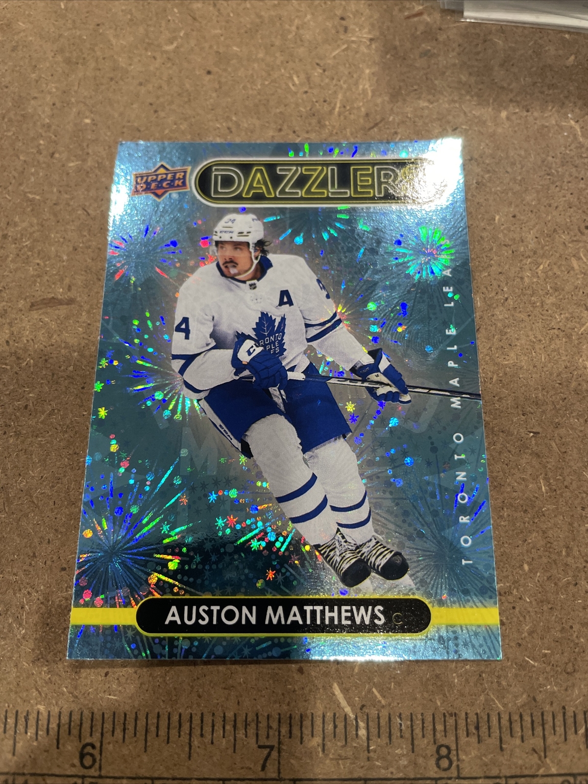 Auston Matthews 2021-22 Upper Deck Blue Dazzlers #DZ-93 Toronto Maple Leafs