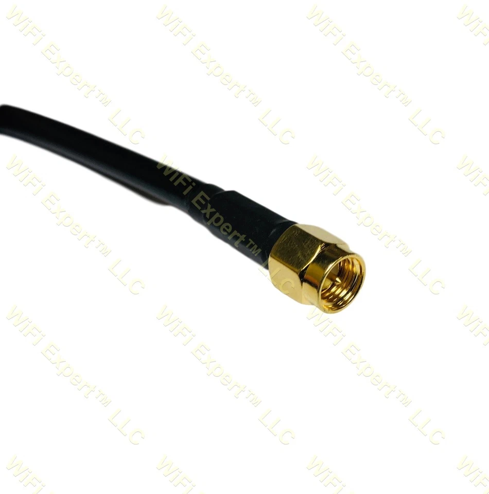 25 feet Cable RG58 SMA MALE to N MALE Plug Low Loss RF coaxial Cable 50ohm USA - Image 3 of 4