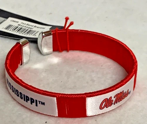 Mississippi Rebels Fan Bracelet By Siskiyou Sports