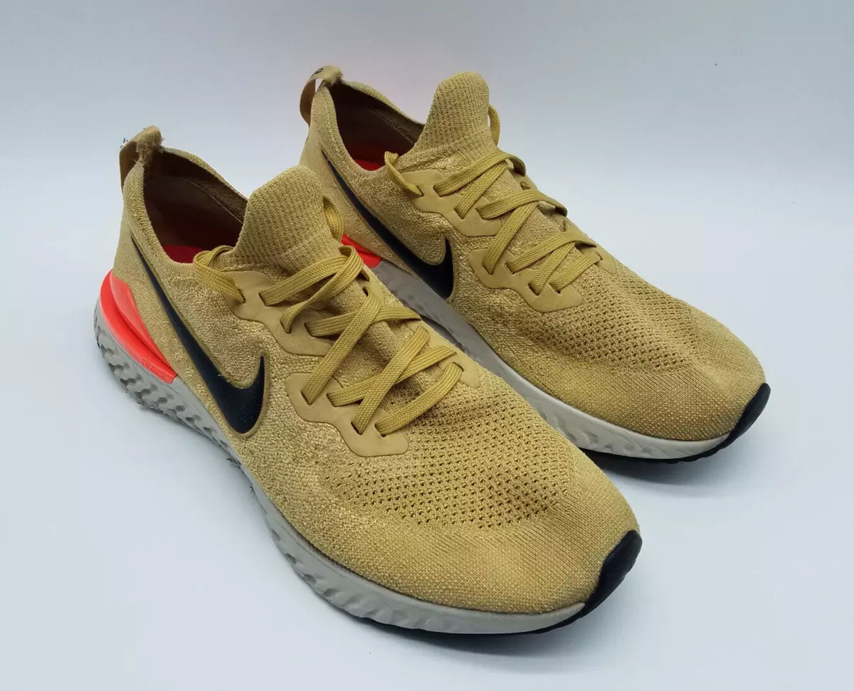 Nike epic react flyknit 2 cheap club gold
