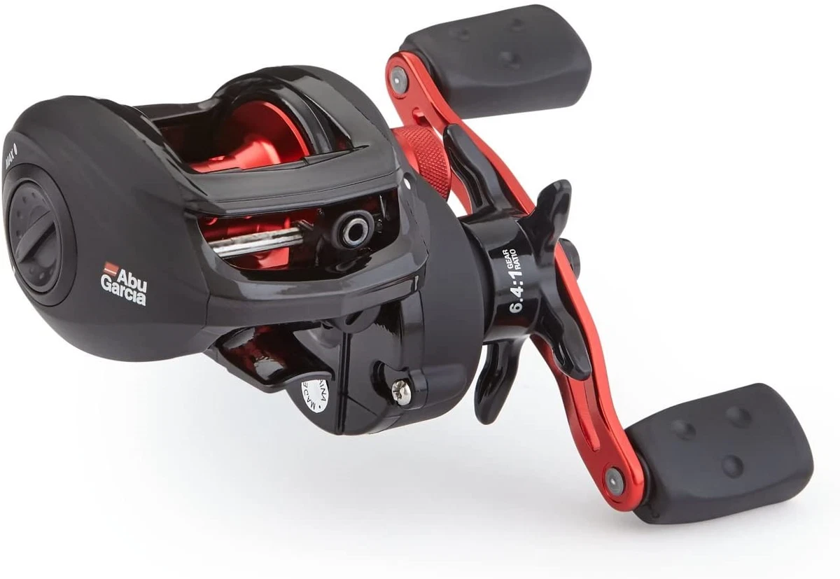 Abu Garcia BMAX3-L Black Max Low-Profile Baitcast Fishing Reel, Left Hand