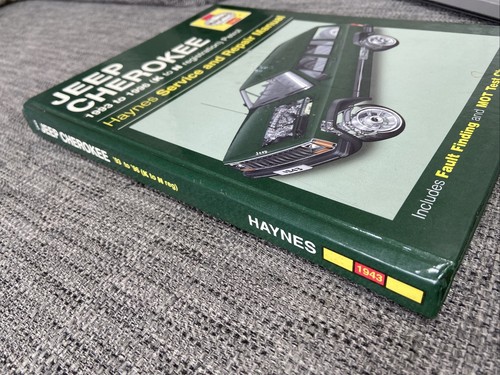 Haynes Manual - Jeep Cherokee. No 1943 - 1993 to 1996 (K to N reg) Petrol - Picture 5 of 9