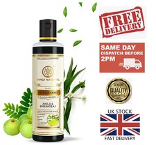 Khadi Natural Ayurvedic Herbal Shampoo Hair Cleanser 210ml, Amla and Bhringraj