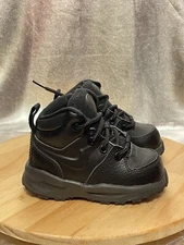 Nike Baby Boy's Manoa Leather Shoes Black Size 5 Toddler