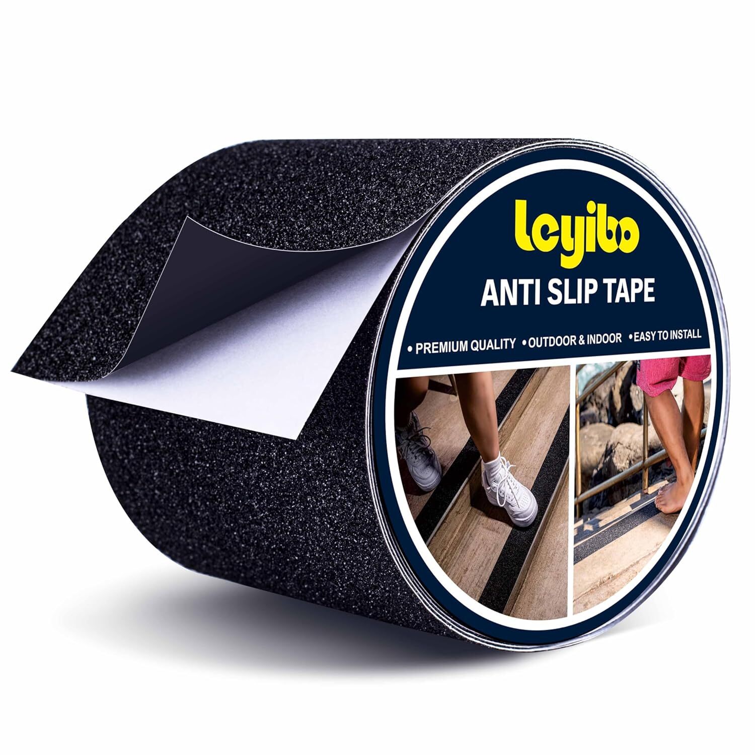 Anti Slip Tape, 4 Inch x 16 Ft Grip Tape for Stairs Outdoor/Indoor, Waterproof N