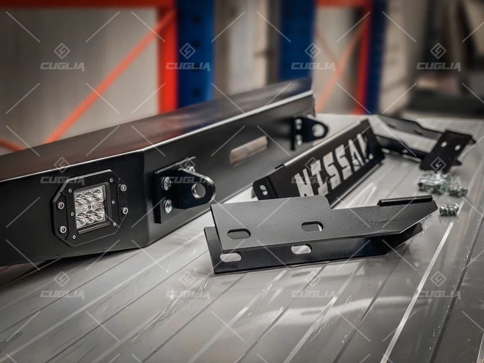 Paraurti Anteriore Patrol Gr Y60 Uso Gravoso Pare-Chocs Avant Robuste - Immagine 3 di 4