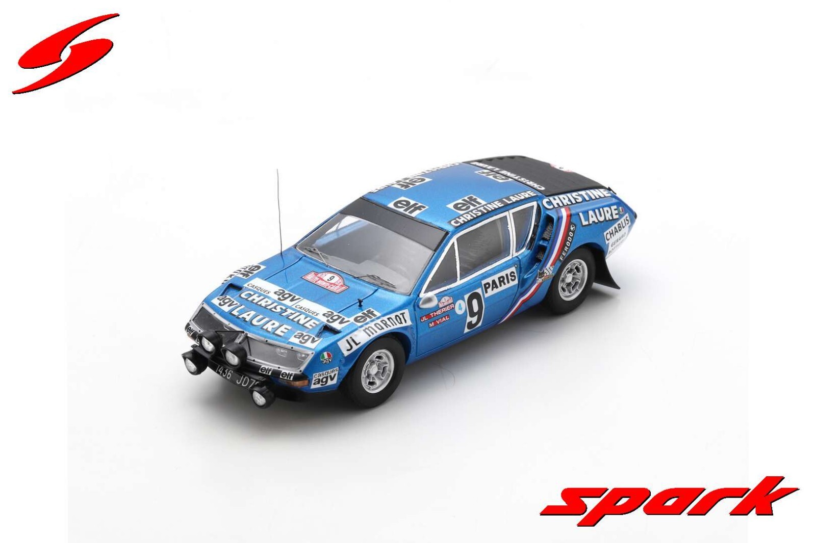 Alpine A310 Spark S5496 cadeau idéal pour passionné de rallye et collectionneur 1/43