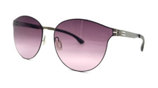 NEW IC BERLIN THE REBEL SE SHINY BRONZE PURPLE HAZE AUTHENTIC SUNGLASSES 62-18
