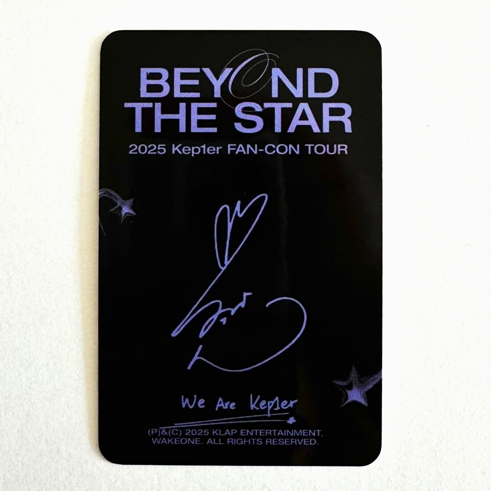 Kep1er 2025 FAN-CON TOUR BEYOND THE STAR Official photocard | eBay