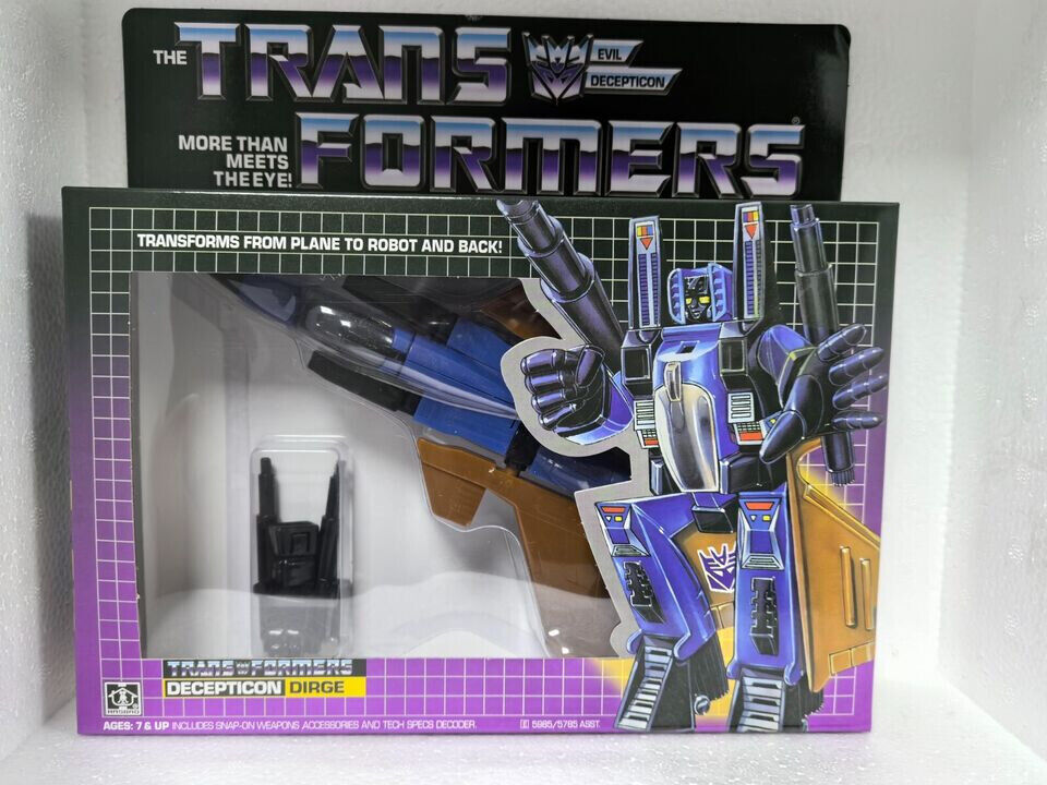 Transformers G1 Dirge reissue brand new action figure Free Shipping