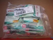 6 LOT OF PLACKERS MINT 36 CT EACH DENTAL FLOSSERS