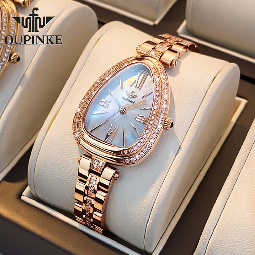 OUPINKE 3192 Luxury Watches for Women Sapphire Crystle Waterproof