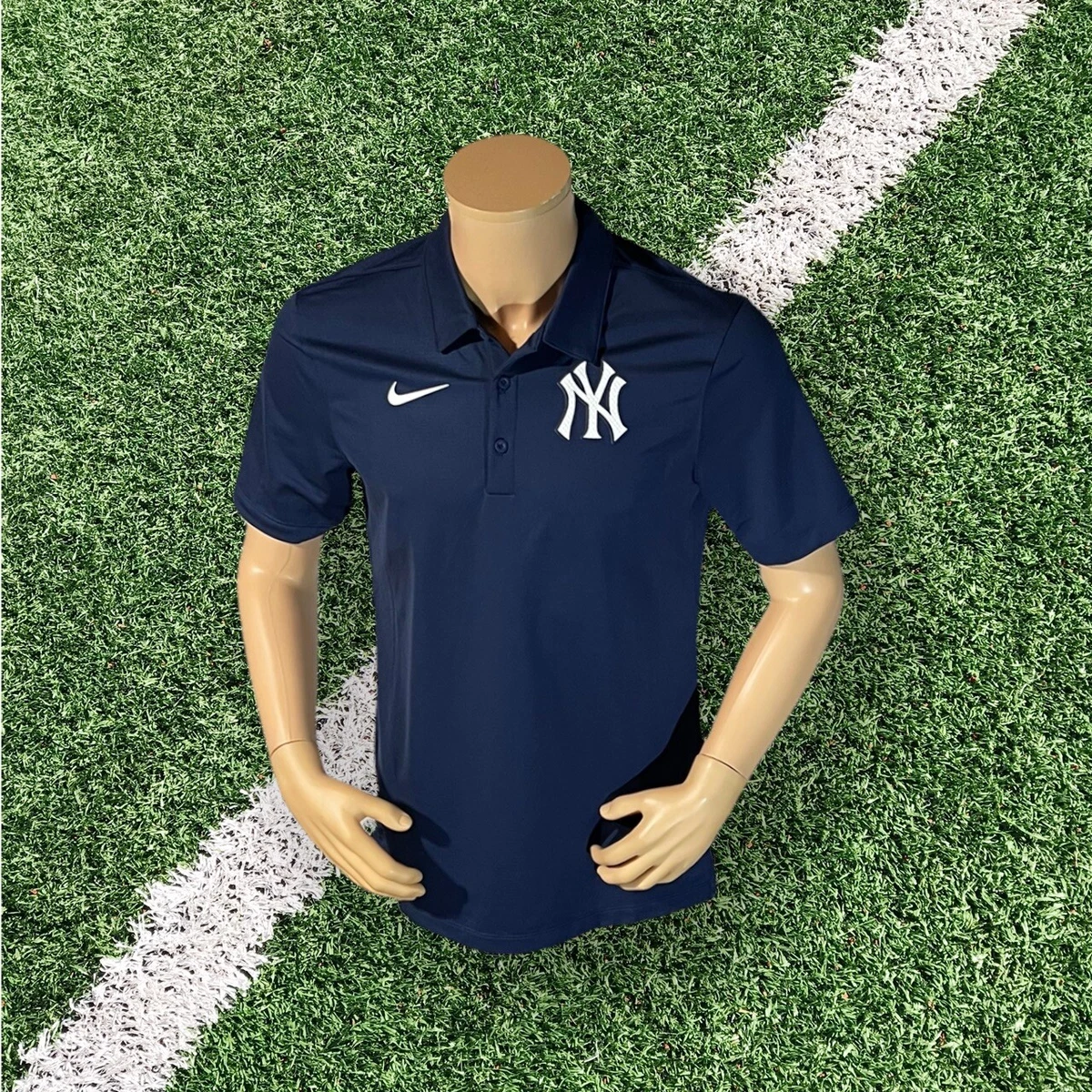 Blue Nike MLB New York Yankees Short Sleeve T-Shirt