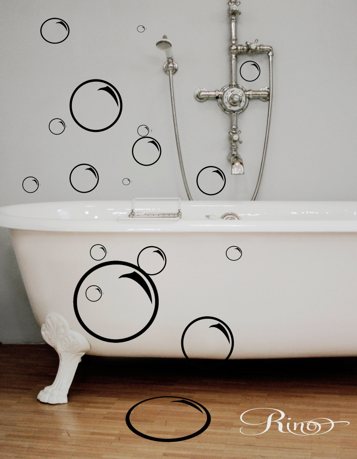 Bubbles Wall Decal - 105 Bubble Bathroom Decal - Soap Bubble - Bathroom ...